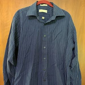 Michael Kors Men's Dress Shirt Size L 16 1/2 32/33